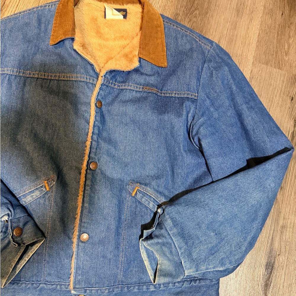 Vintage wrangler lined Jean jacket size 42 - Picture 3 of 6